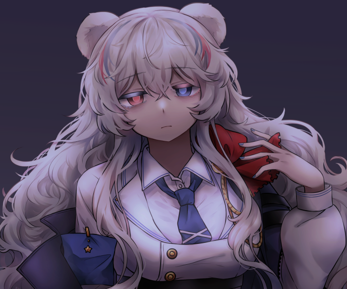 Rosa from Arknights with Heterochromia