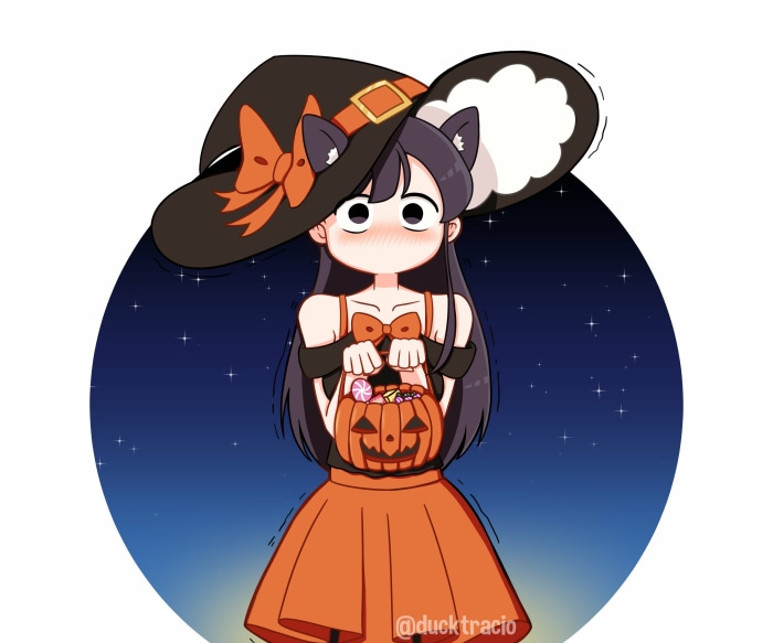 Shouko Komi from Komi Cant Communicate Halloween 4K