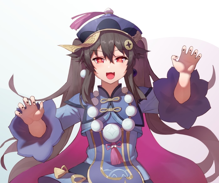 Hu Tao from Genshin Impact in traditional costume