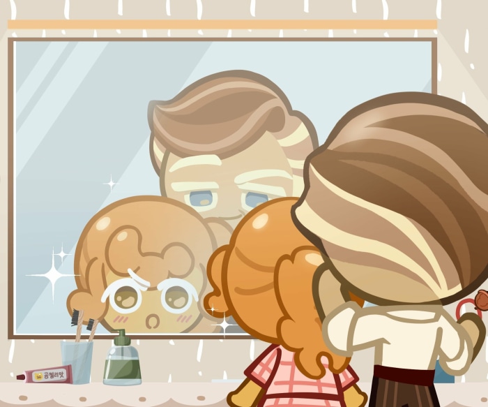 Almond Cookie and Walnut Cookie from Cookie Run: Kingdom