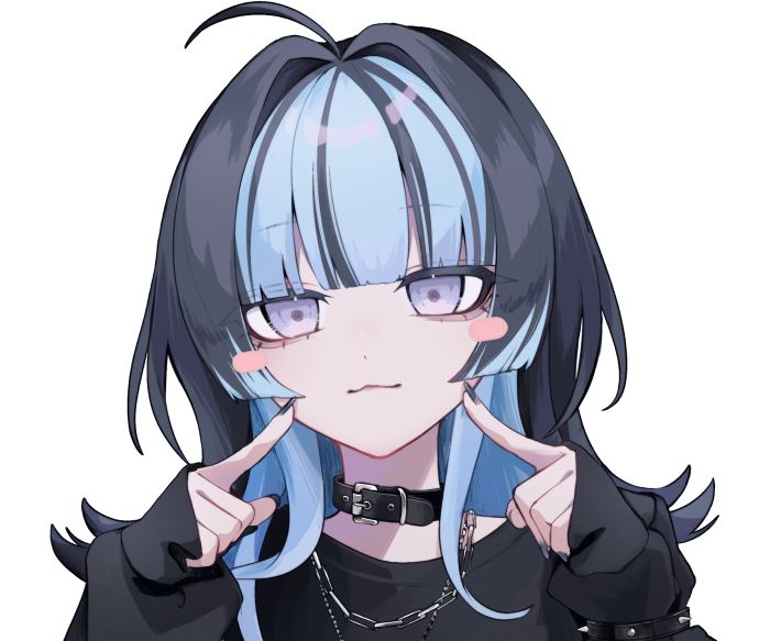 Girl with Two-Toned Hair