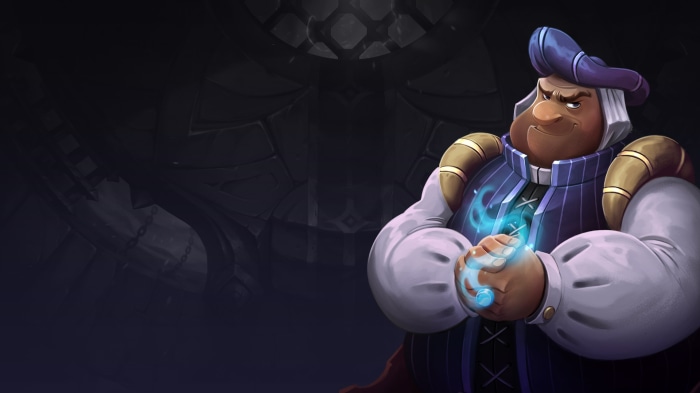 Man with blue magic in Vault Of The Void