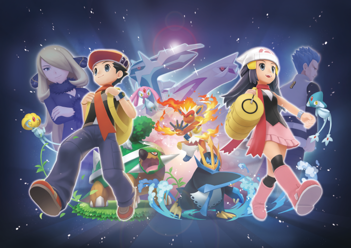 Pokémon Brilliant Diamond and Shining Pearl characters and Pokémon
