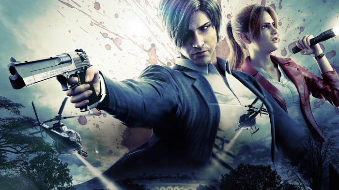 Leon S. Kennedy and Claire Redfield from RESIDENT EVIL: Infinite Darkness 4K