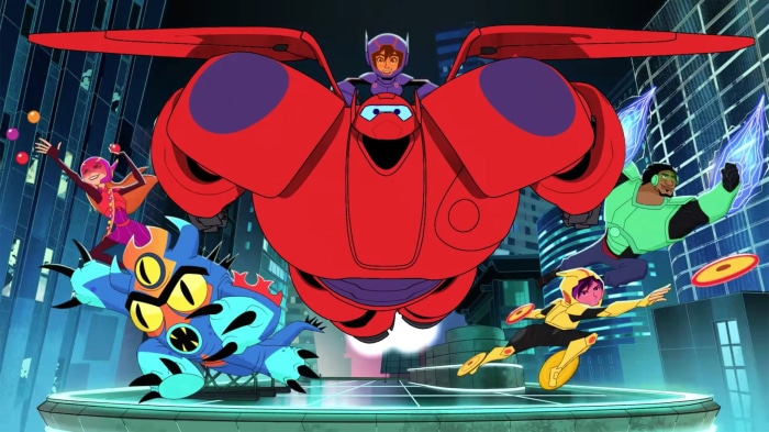 Big Hero 6: The Series characters in San Fransokyo