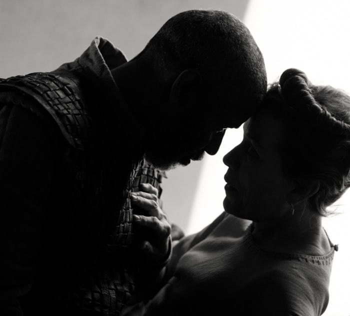 Frances McDormand and Denzel Washington in The Tragedy of Macbeth