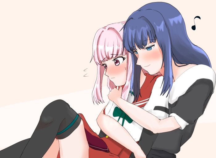 Iroha Tamaki and Nanami Yachiyo from Magia Record