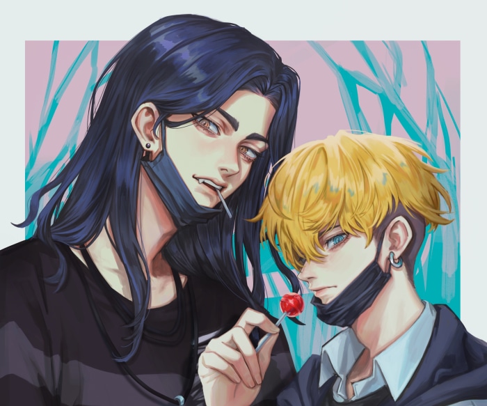 Keisuke Baji and Chifuyu Matsuno from Tokyo Revengers