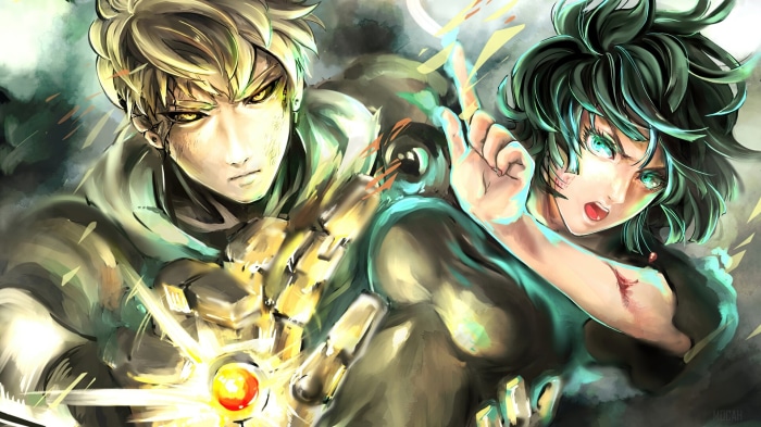 Genos and Fubuki from One-Punch Man