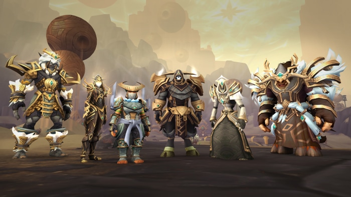 World of Warcraft: Shadowlands 4K characters