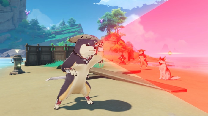Inu Samurai dog from Genshin Impact 4K
