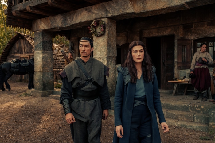 Moiraine and Lan Mandragoran from The Wheel of Time