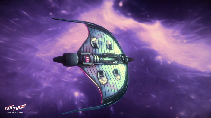 Out There: Oceans of Time spaceship