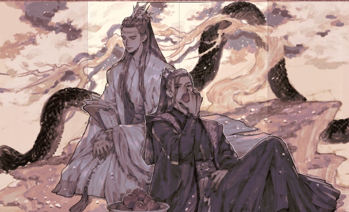 Lan Xichen and Jiang Cheng from Mo Dao Zu Shi