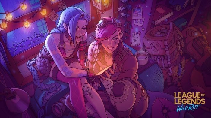 Jinx and Vi from League of Legends: Wild Rift