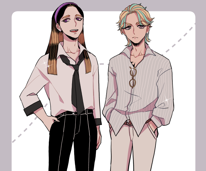 Rindo and Ran Haitani from Tokyo Revengers