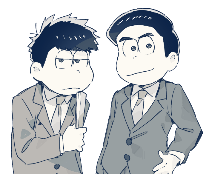 Karamatsu and Ichimatsu from Osomatsu-san