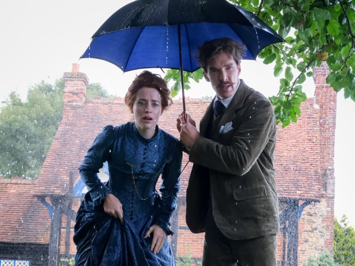 Benedict Cumberbatch and Claire Foy in The Electrical Life Of Louis Wain 4K