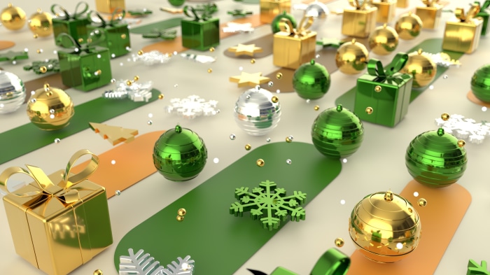 Christmas Gifts and Baubles 4K