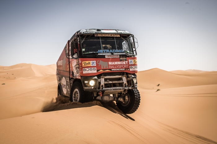 Renault Rally Truck in the Desert