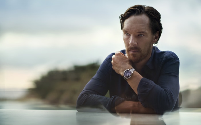 Benedict Cumberbatch wearing a watch