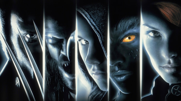 X-Men characters: Wolverine, Sabretooth, Rogue, Mystique, Jean Grey