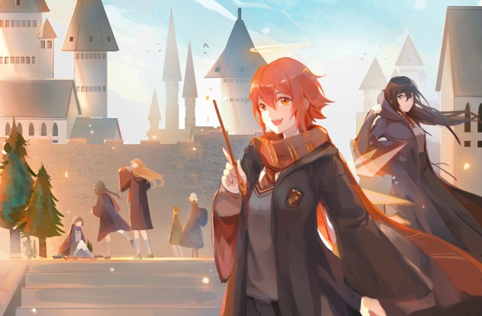 Arknights x Harry Potter Crossover Fan Art
