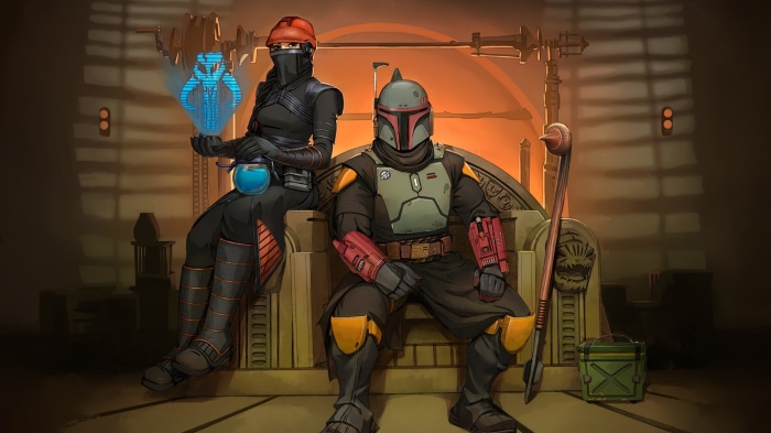 Boba Fett and Fennec Shand from The Book of Boba Fett