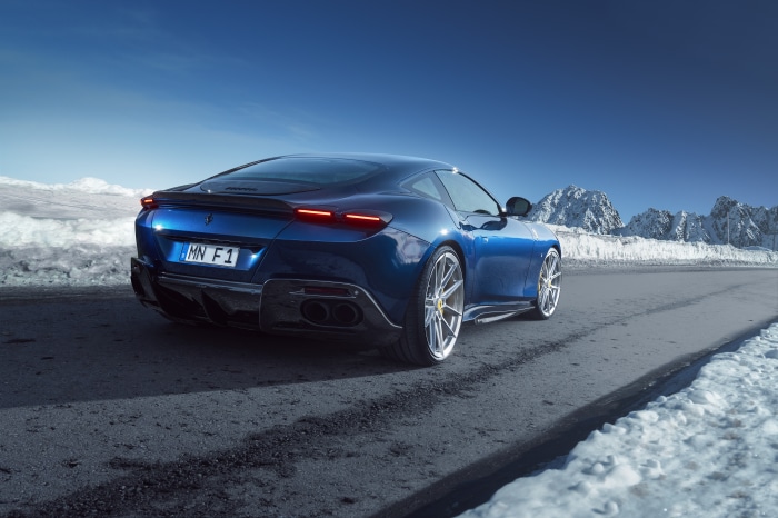 Novitec Ferrari Roma (F169) in Snowy Mountains