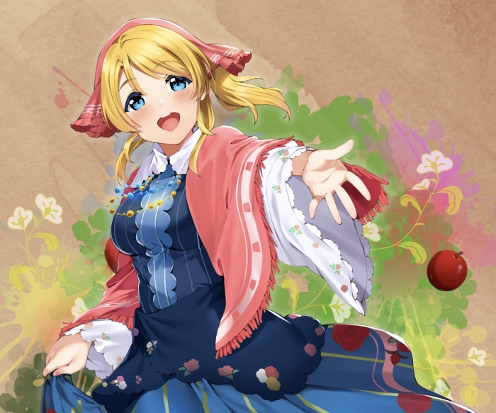 Eri Ayase from Love Live! in traditional dress