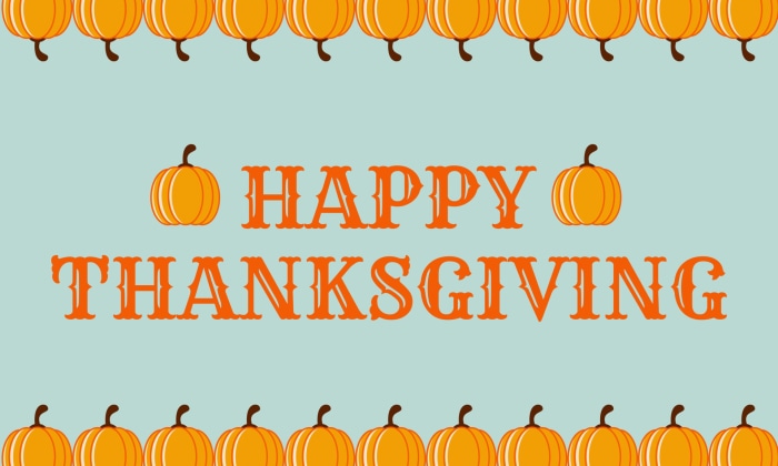 Happy Thanksgiving Pumpkins