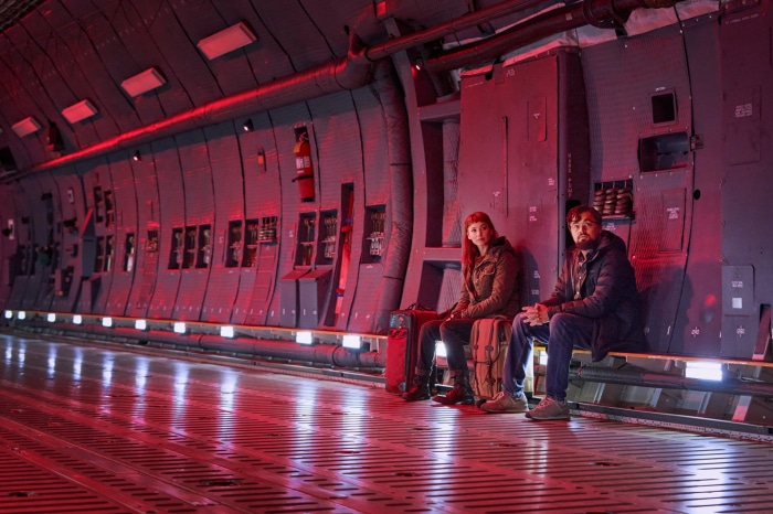 Jennifer Lawrence and Leonardo DiCaprio in Dont Look Up