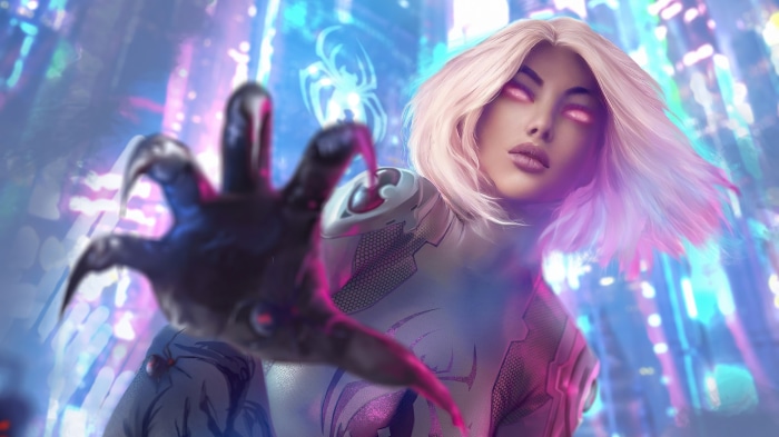 Gwen Stacy in Spider-Gwen Suit 4K