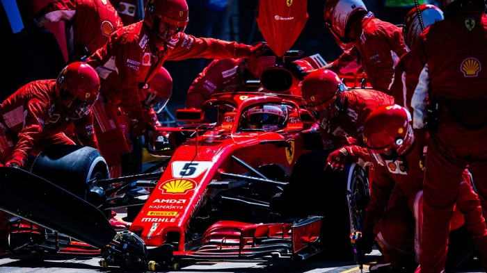 Ferrari Formula 1 pit stop