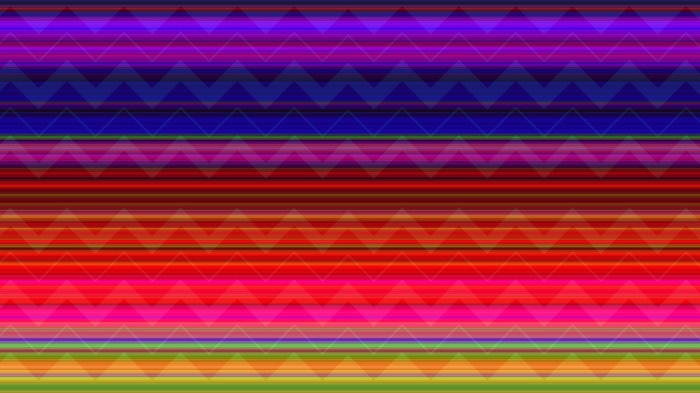 Abstract Horizontal Stripes and Zigzag Pattern