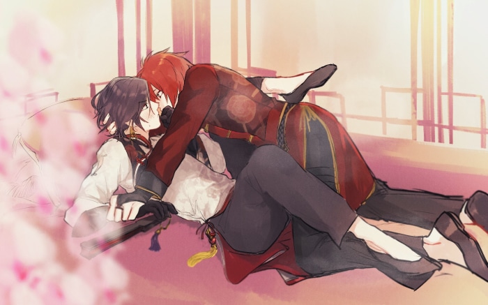 Ichinose Tokiya and Ittoki Otoya from Uta No Prince-sama