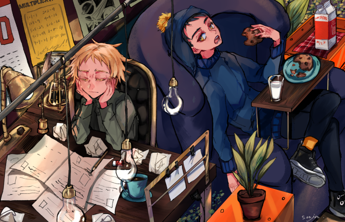 Craig Tucker and Tweek Tweak from South Park