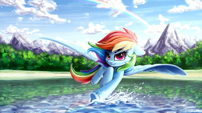 Rainbow Dash from My Little Pony: Friendship Is Magic 4K