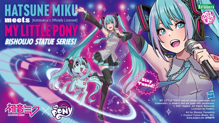 Hatsune Miku meets My Little Pony Bishoujo Statue Series