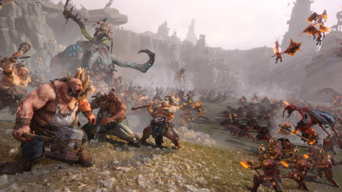 Total War: Warhammer III battle scene