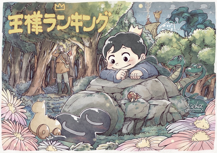 Ranking Of Kings 4K: Bojji and Kage in a Forest