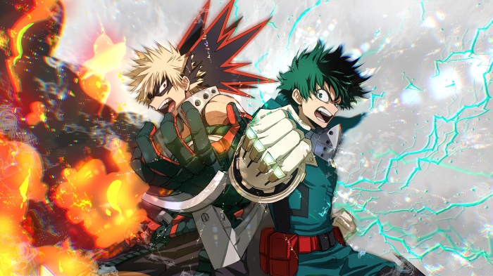 My Hero Academia 4K, Izuku Midoriya, Katsuki Bakugou, HD Wallpaper ...