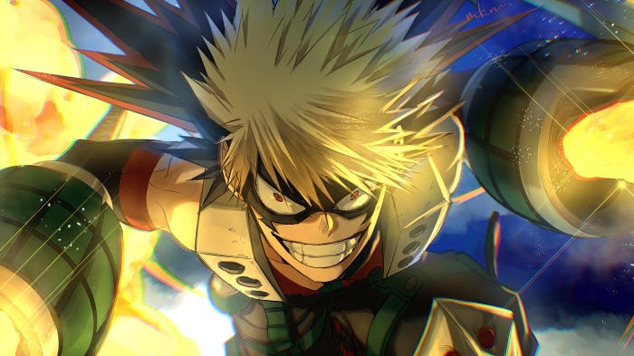 Katsuki Bakugou from My Hero Academia 4K