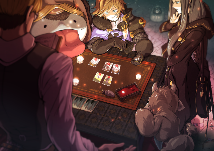 Melanie, Mar, and Ash from Voice of Cards playing cards
