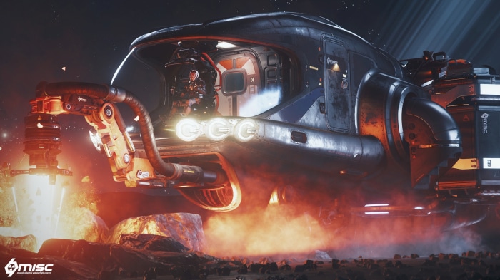 MISC Prospector mining ship in Star Citizen
