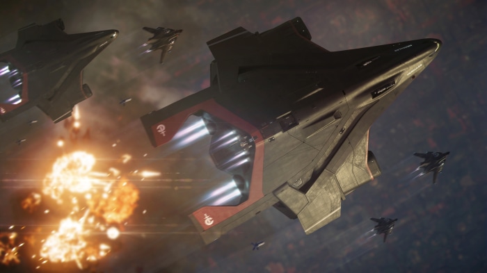 Star Citizen 4K Spaceship Battle