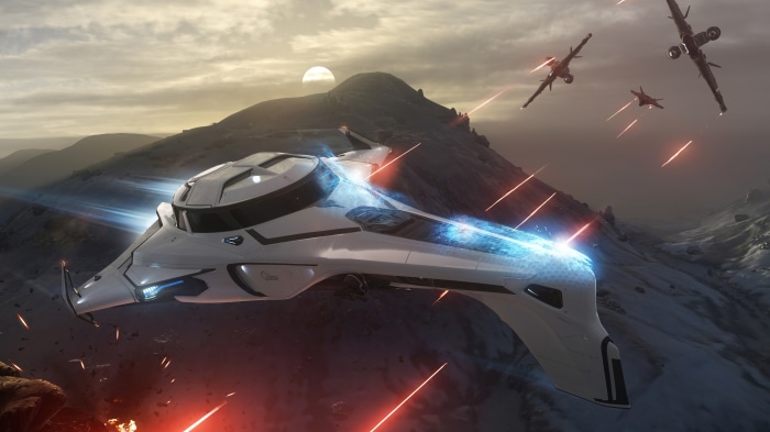 Star Citizen 4K Spaceship Battle