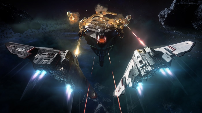 Star Citizen 4K Spaceship Battle