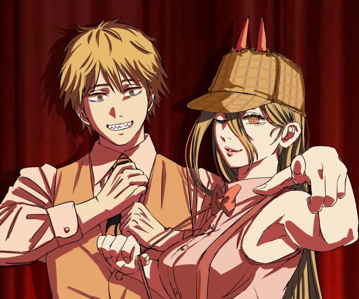 Denji and Power from Chainsaw Man