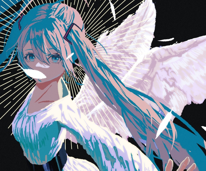 Hatsune Miku as an Angel